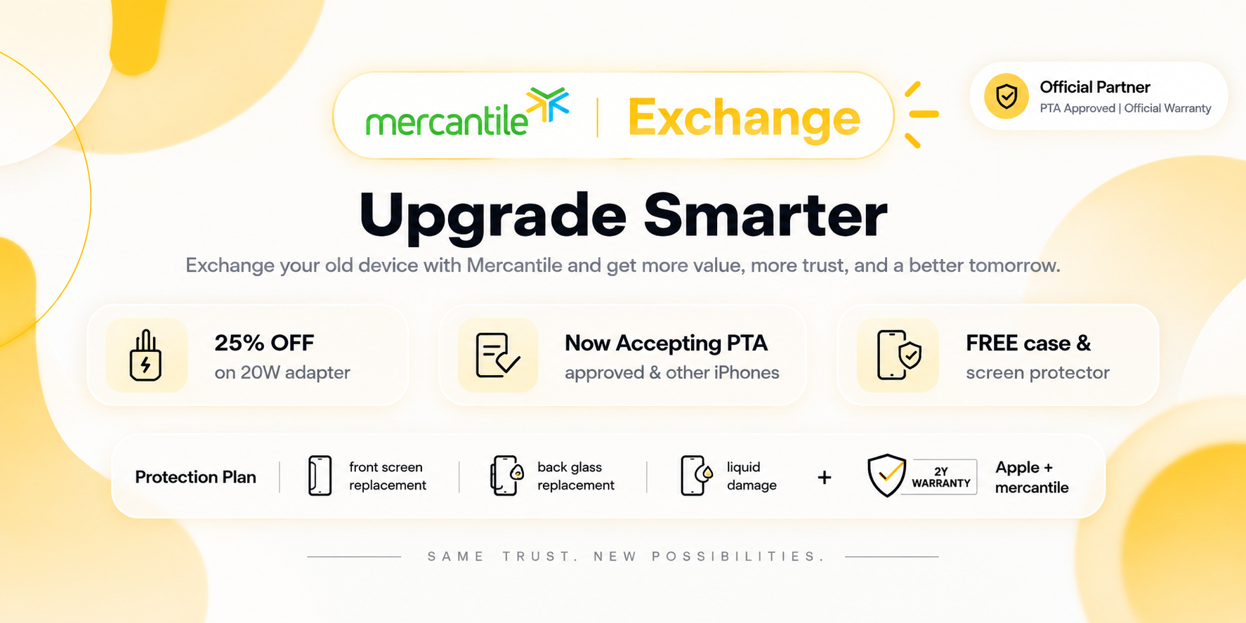 Mercantile Exchange Program — trade in your current device against a new one